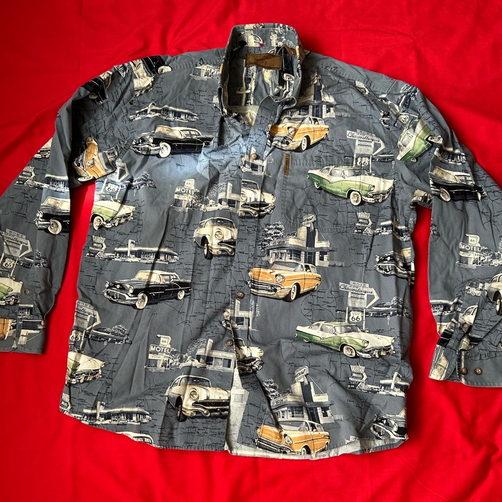 Clearwater Classic Car Print Shirt